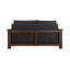 Structure en bois, causeuse rembourrée-328923158