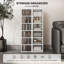 88.5cm H Media Shelves
