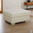 36.3" Genuine Cowhide Leather Ottoman-654804263