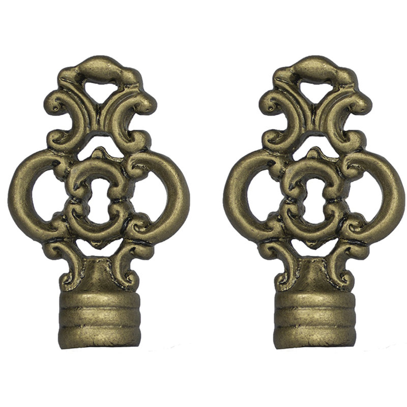 Faîteau de lampe Crosley, Or antique