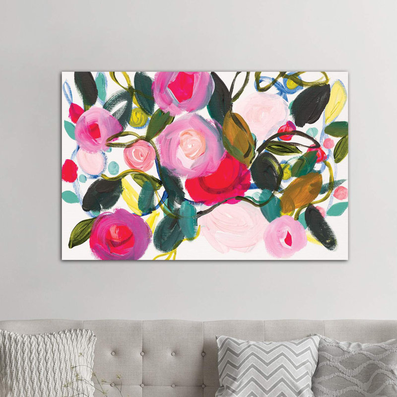 «Dvora's Magic» par Carrie Schmitt - reproduction d'art, H 32 po x l 48 po x P 1,5 po, Toile tendue