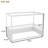 Canopy Bed Frame with Guardrails-394184056-394184007