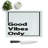 Good Vibes Only Border Typography Chopping Board-61971937