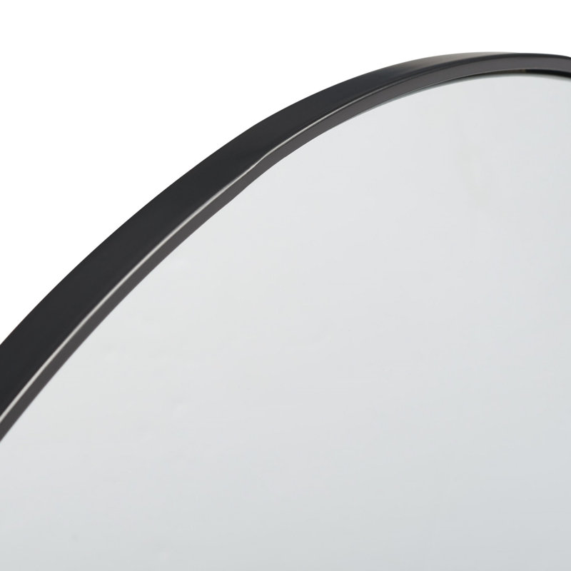 Miroir mural Evvie, Noir