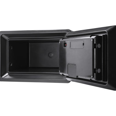 Safe With Extra Storage 0.54 Cubic Ft - Keep Your Valuables Secure Keypad Lock Spacious Asset Locker Security And Solid Build