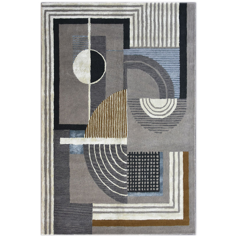 Abstract Hand Woven Area Rug, Rectangle 170 x 240cm