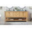 Ensemble de meuble-lavabo double 72 po Bonsai-73359979