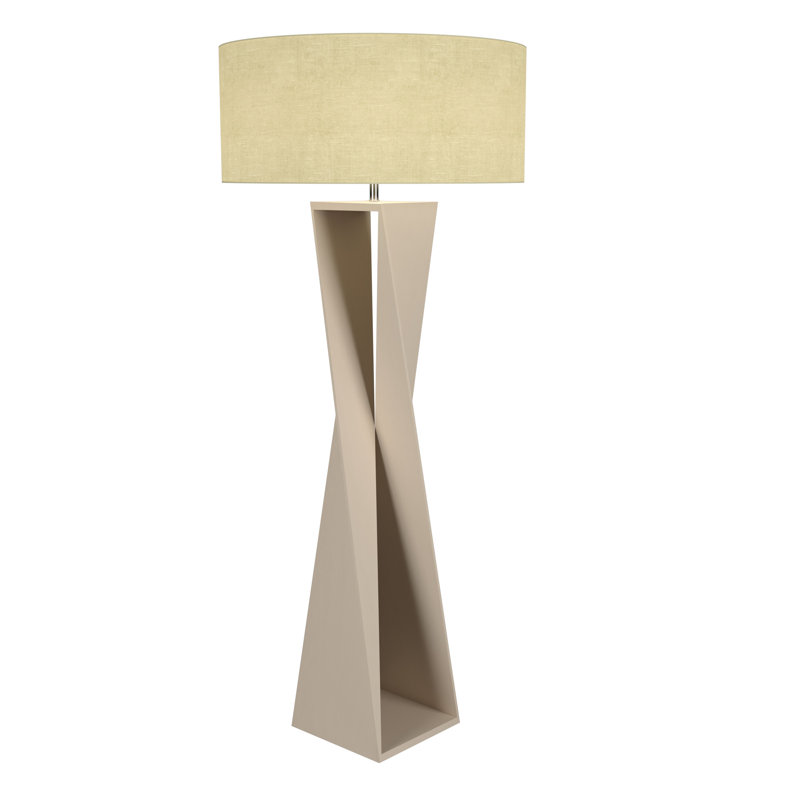 Spin Floor Lamp, Organic Cappuccino