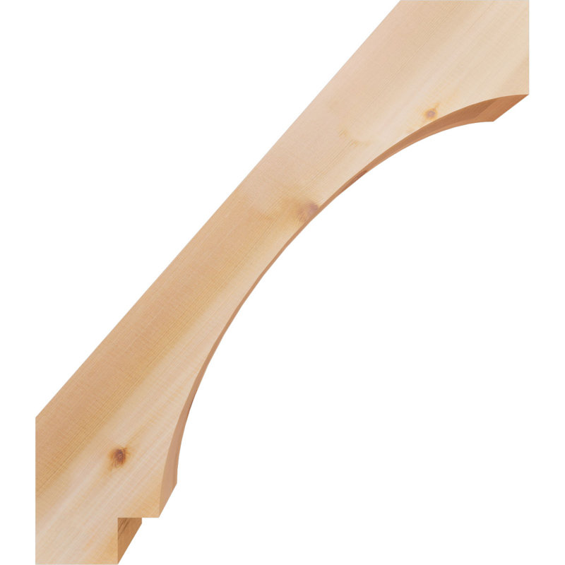 Attelle impériale du genou, Cèdre rouge, Lisse, H 32 po x l 5,5 po x P 28 po