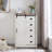 Farmhouse Accent Chest With Sliding Barn Door And 5 Drawers - Rustic Charm And Practical Storage-587577919