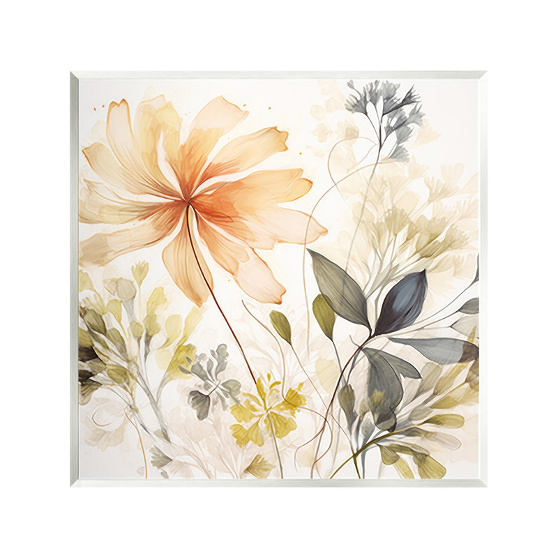 "Botanical Serenity", art mural par Lazar Studio