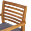 Timeless Outdoor Dining Chair Set with Acacia Wood Frames-1249070590