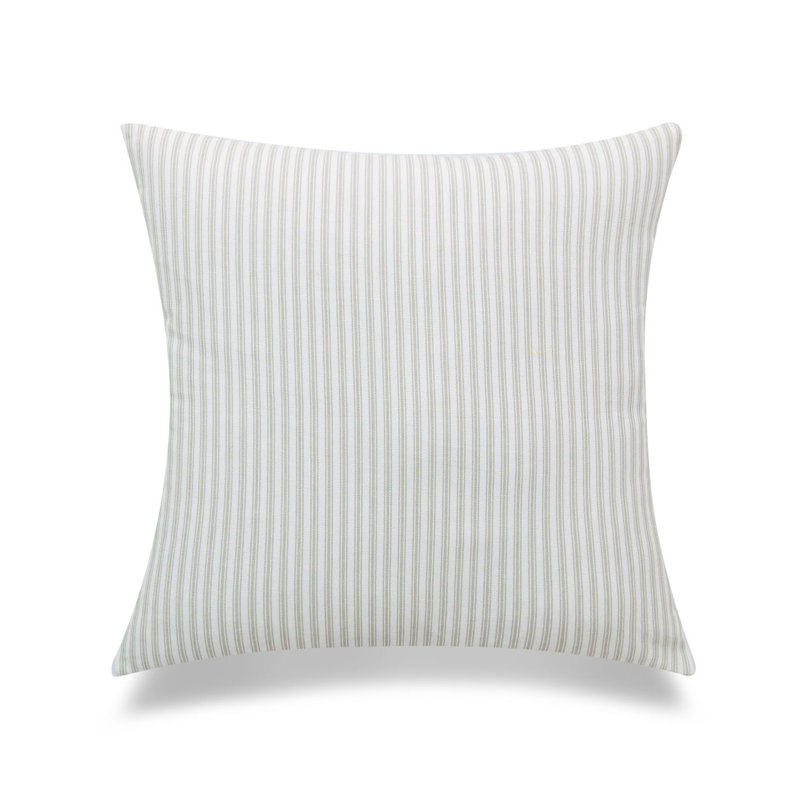 Housse de coussin Michael Penney, Grège rayé, Polyester