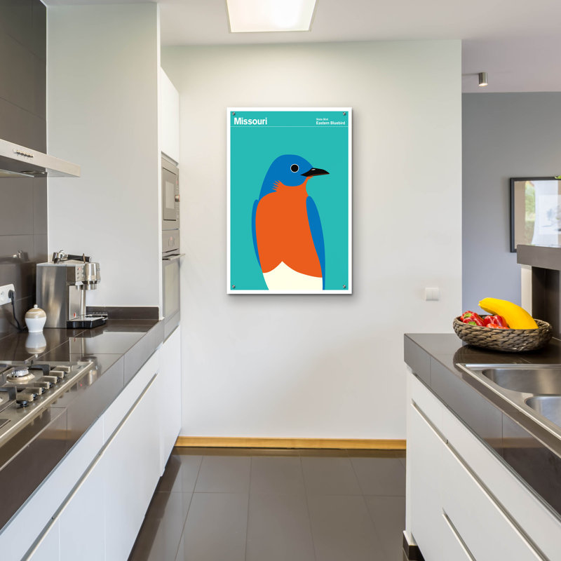 "State Posters MI" par Print Collection, H 36 po x l 24 po x P 0,2 po
