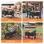 UTILISATION POLYVALENTE: Chariot pliant robuste d'une capacité de 480 lb, doté d'une poignée flexible, d'un pavillon amovible et de pneus de plage de 9 po x 4 po, idéal pour le camping, le transport et les sports de plein air.