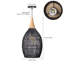 Luminaire suspendu géométrique naturel à 1 lumière Corlyn-1678004468-1678004467