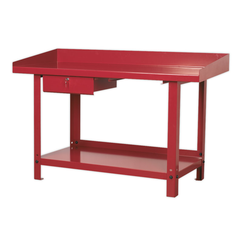 Rolanda Metal Potting Bench, 86cm H x 150cm W x 65cm D
