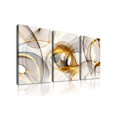 3 Piece Wrapped Canvas Wall Art