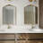 Baroque Style 36*24 inch Arched Wall-1890436915
