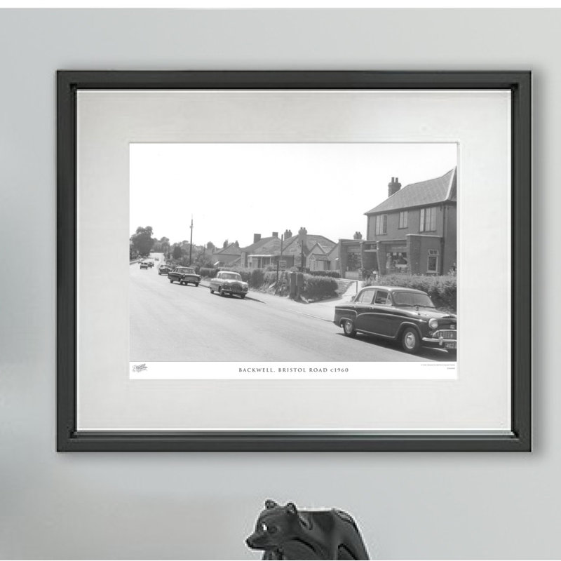 Backwell, Bristol Road C1960 - Single Picture Frame Print, 40cm H X 50cm W x 2cm D