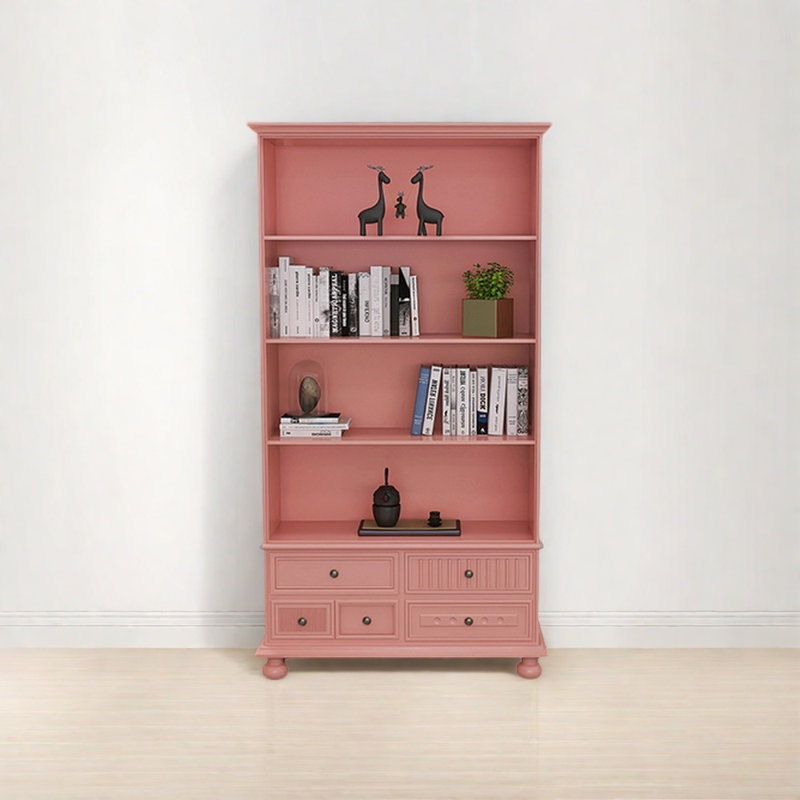 Bibliothèque simple de style rétro, Rose