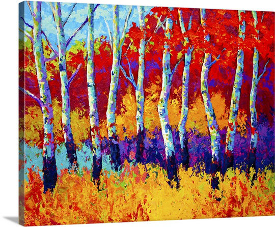 "Clodagh Autumn Riches" par Marion Rose, reproduction d'art sur toile, H 24 po x l 30 po x P 1,25 po
