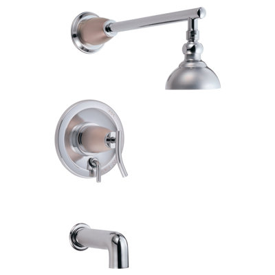 Sonora Pressure Balance Thermostatic Tub and Shower Faucet Trim with Lever Handle