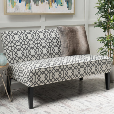 Nhat 50" W Upholstered Linen Loveseat