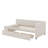 Twin L-Shaped Upholstered Platform Bed With Drawers-1849044320