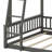 Full XL Over Queen Bunk Bed With Guardrails And Ladder-1026937881