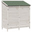 Vidaxl Garden Shed Solid Fir Wood Storage Cabinet Outdoor Modern Design Ample-129097101