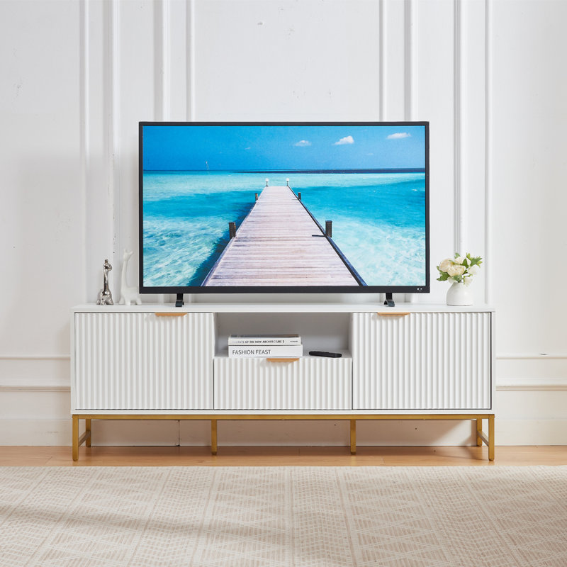 TV Stand Fireplace for TVs up to 75" with Fireplace Included