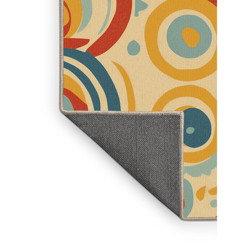 Funky Line Rug, Round 3'