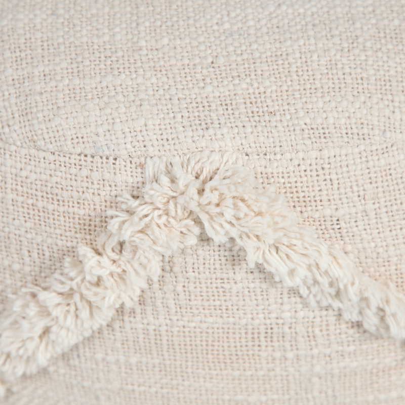 Repose-pieds rembourré Ridgely, Beige