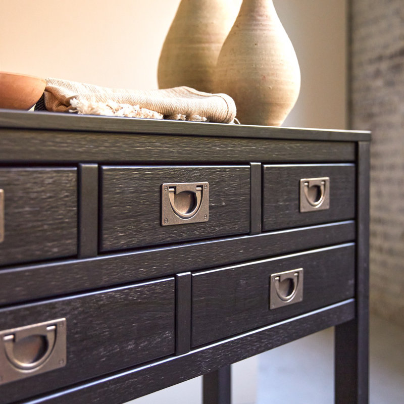 Klaten 39.37'' W Solid Wood Console Table