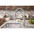 Empressa High Arc Pull-Down Dual-Spray Kitchen Faucet-39604190