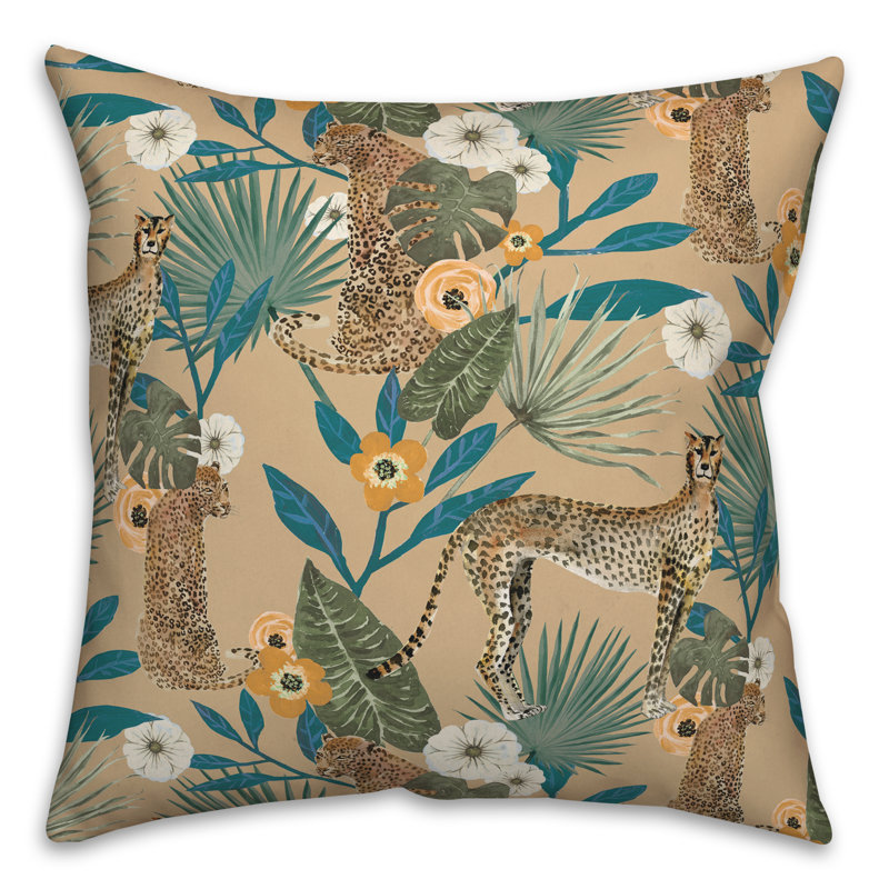  Coussin Floral, Beige
