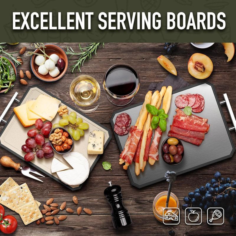 SNOWCLAD Stainless Steel Cutting Board - Thumbnail 3