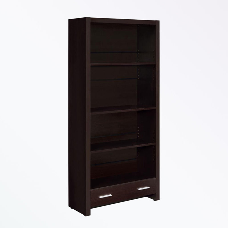 4-Shelf Bookcase with Storage Drawer