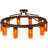 Clark Glass Semi Flush Mount