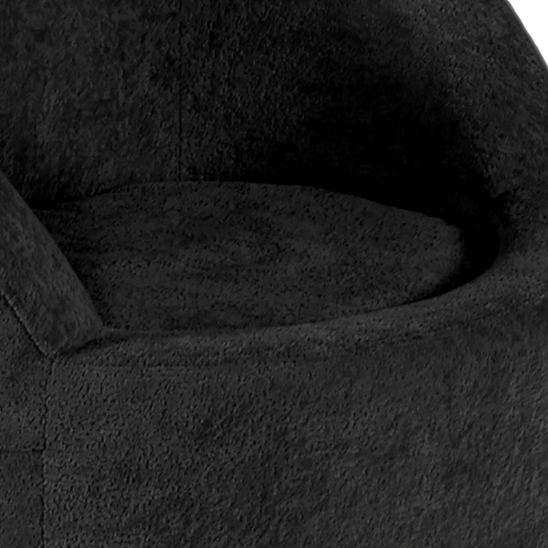 Fauteuils d'appoint cylindriques de 80 cm, canapé une place à compression avec assise surélevée et soutien ergonomique, aucun assemblage requis