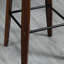 Tabourets de bar noirs, hauteur, de 2 po. Cuir avec repose-pieds et dossier. Pieds en bois massif rotatifs à 360 ° pour un look branché, hauteur 2 pièces, noir. Cuir, repose-pieds à l'arrière. Conception pivotante, durabilité