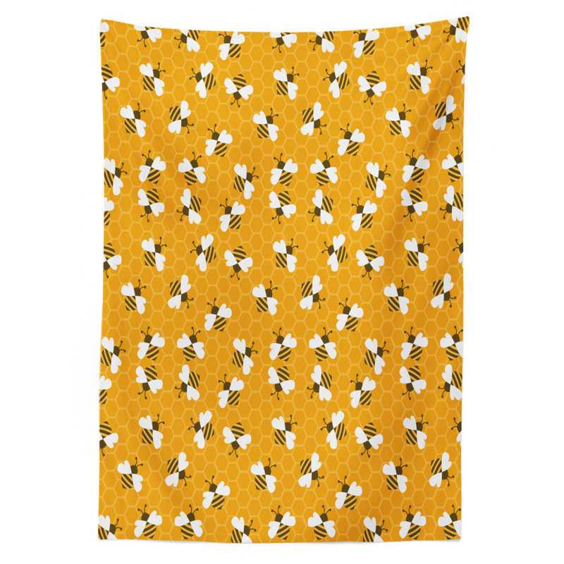 Bee Tablecloth, 84" L x 60" W