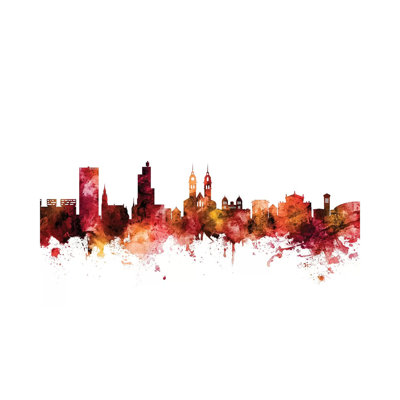 Winterthur, Switzerland Skyline by Michael Tompsett - Wrapped Canvas Gallery-Wrapped Canvas Giclée