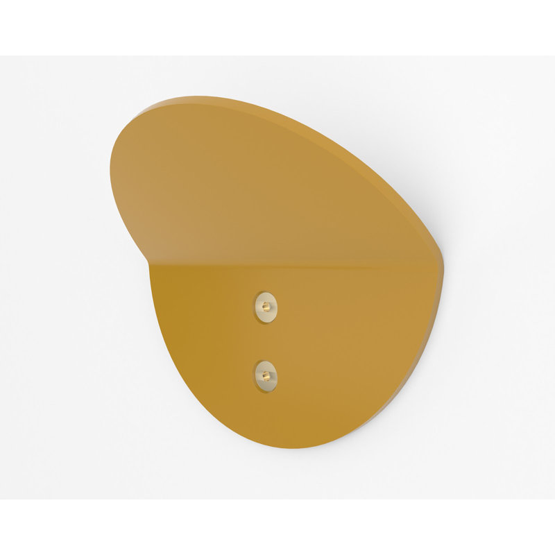 Metal Wall Wall Hook, Mustard