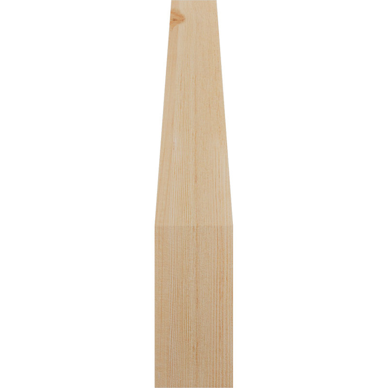 Attelle de genou olympique, Sapin de Douglas, H 22 po x l 3,5 po x P 18 po, Attelle lisse