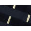 Hand-Knotted High-Quality Black Square Area Rug