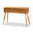 Barack Two Large Drawer Console Table in Brown, 31.50'' H X 43.30'' W X 16.10'' D