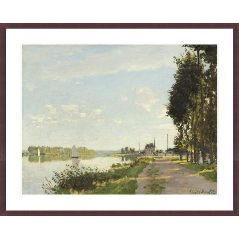 «Argenteuil» par Claude Monet, impression giclée sur cadre, H 33,5 po x l 41,38 po