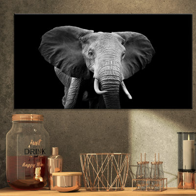 Artistique éléphant - impression sur toile tendue